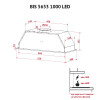 Вытяжка полновстраиваемая PERFELLI BIS 5653 I 1000 LED (Италия)- № 12
