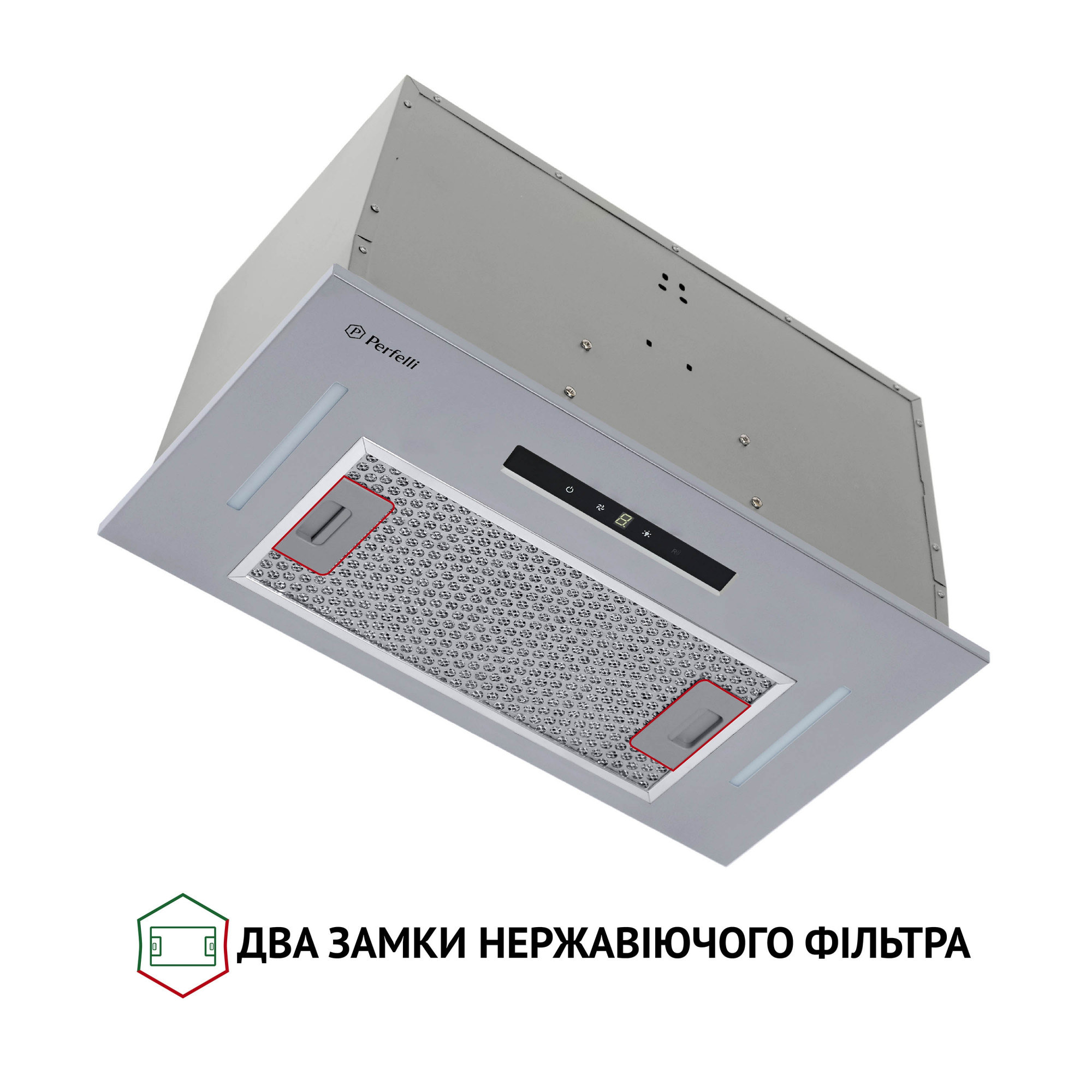 Вытяжка полновстраиваемая PERFELLI BIS 5653 I 1000 LED - фото 3