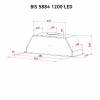 Вытяжка полновстраиваемая PERFELLI BIS 5884 BL 1200 LED (Цвет Черный) - № 10 Вытяжка полновстраиваемая PERFELLI BIS 5884 BL 1200 LED (Италия)- № 10
