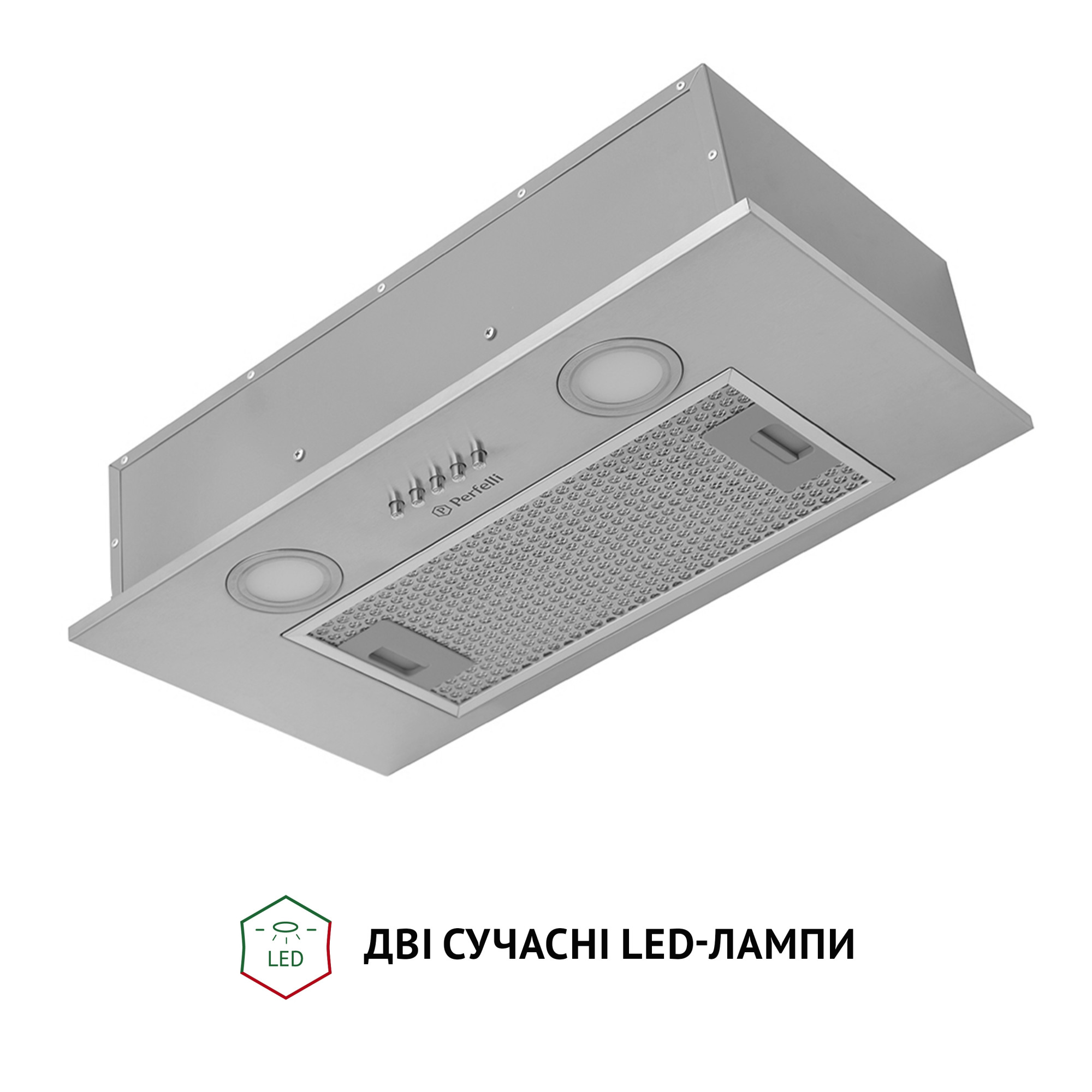 Вытяжка полновстраиваемая PERFELLI BI 5252 I 700 LED (Цвет Нержавеющая сталь) - фото 4 Вытяжка полновстраиваемая PERFELLI BI 5252 I 700 LED - фото 4