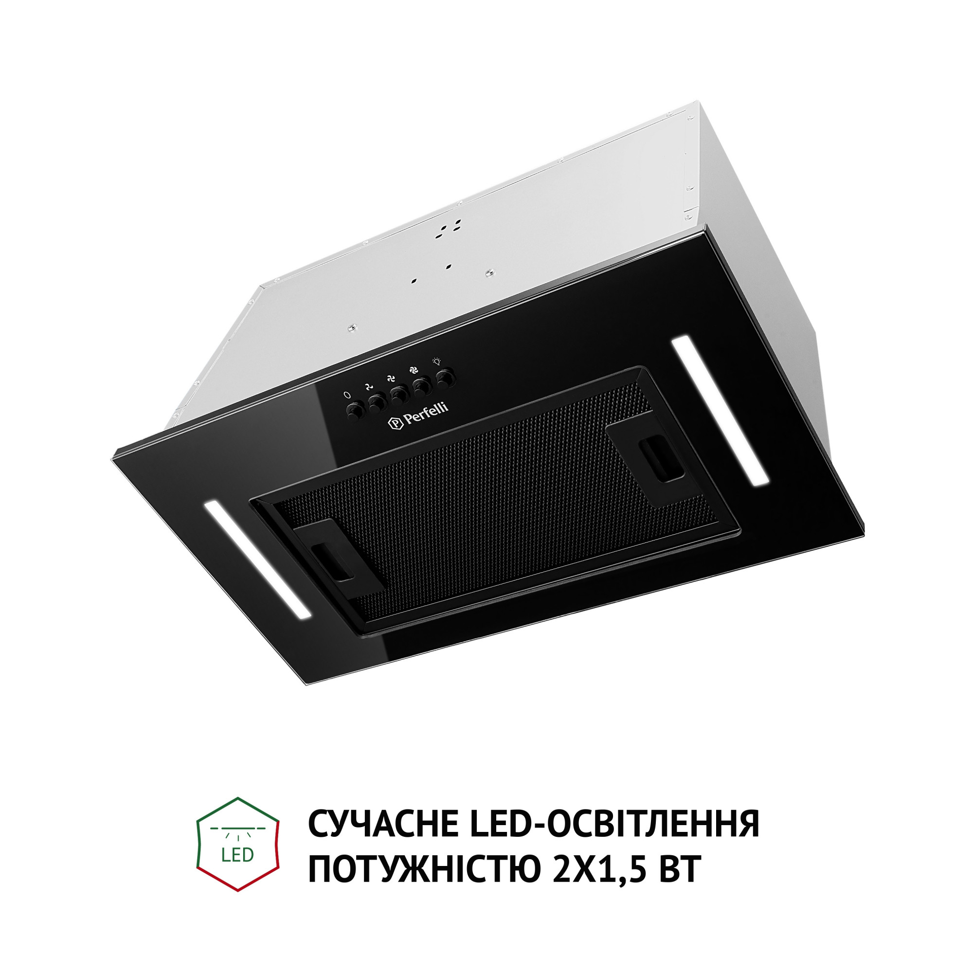 Вытяжка полновстраиваемая PERFELLI BI 5684 BL 1000 LED - фото 3