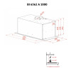 Вытяжка полновстраиваемая PERFELLI BI 6562 A 1000 BL LED GLASS (Италия)- № 12