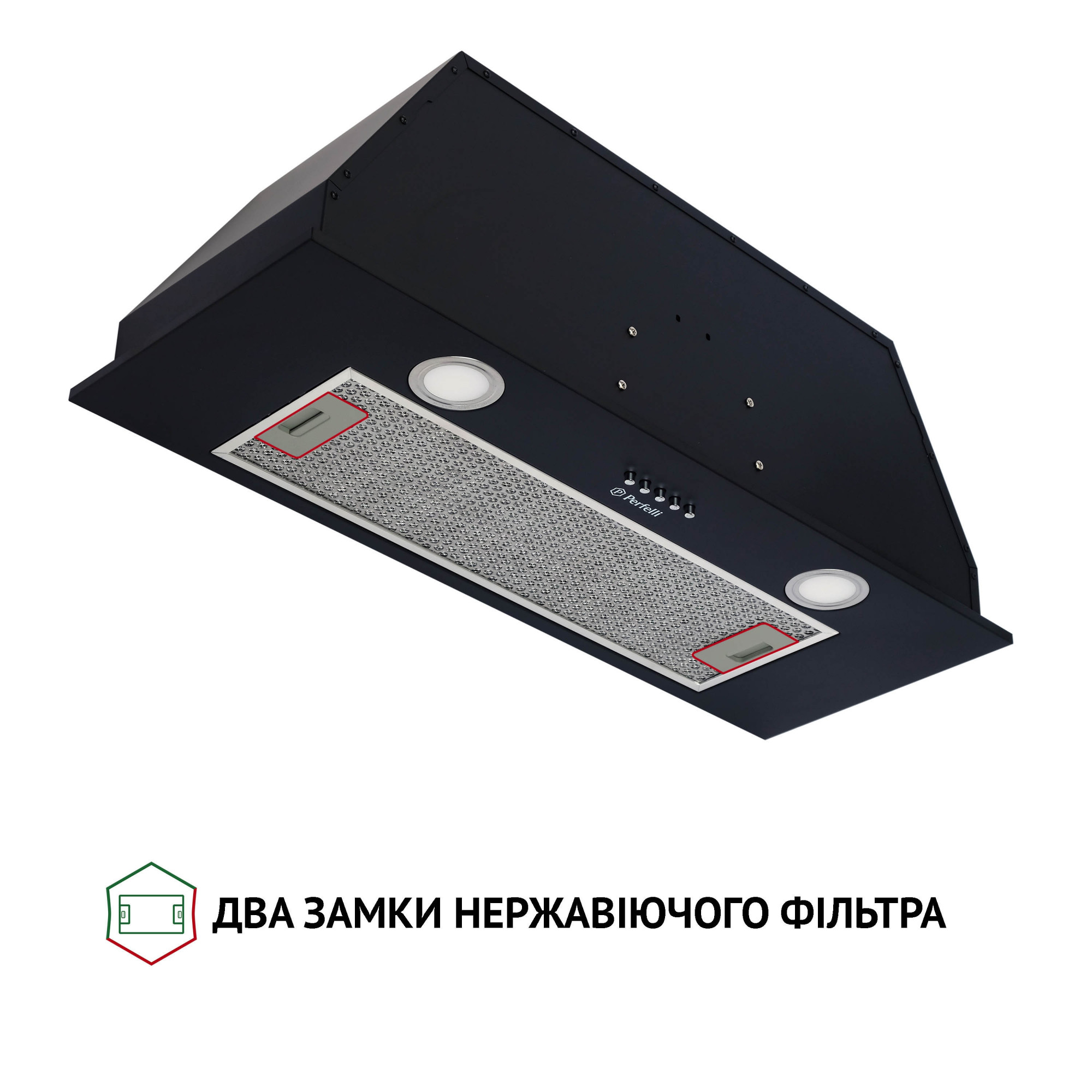Витяжка повновбудована PERFELLI BI 7652 BL 1000 LED - фото 3