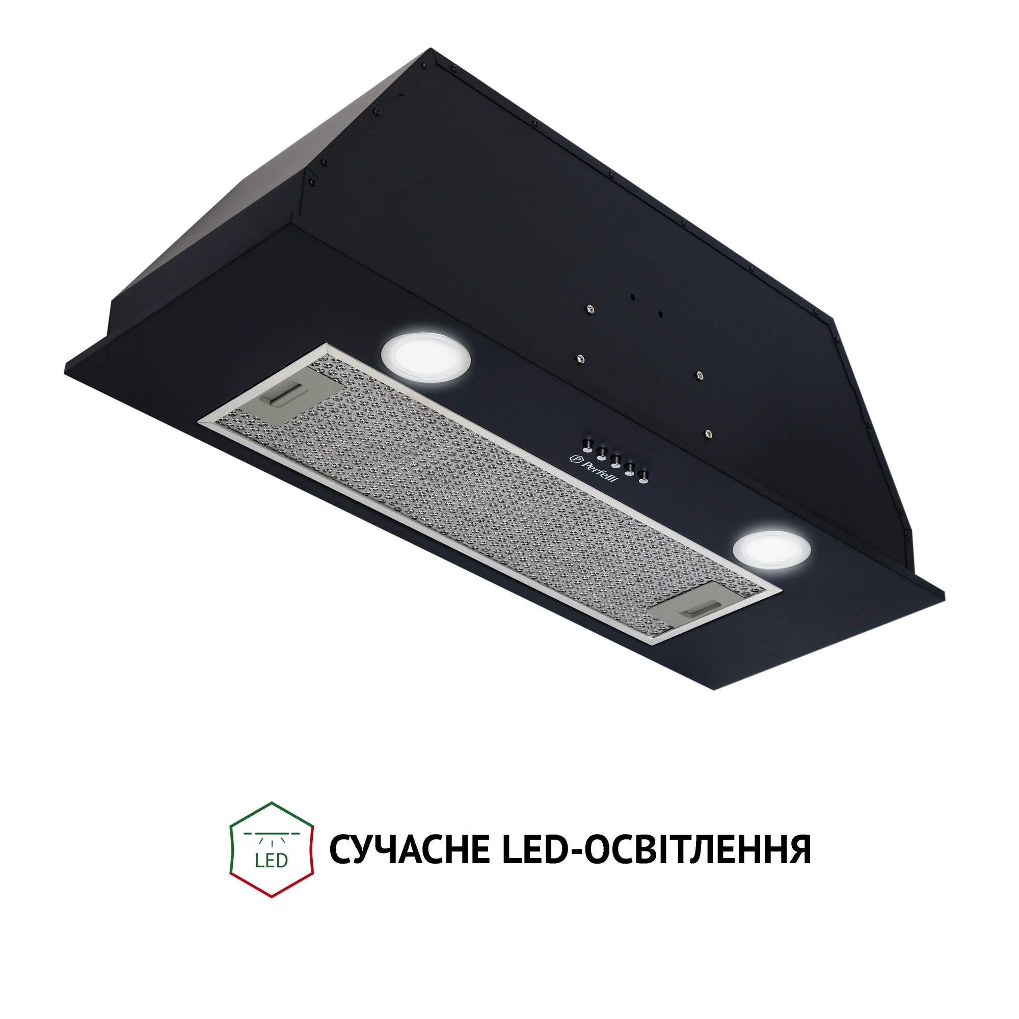 Витяжка повновбудована PERFELLI BI 7652 BL 1000 LED - фото 4