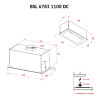 Вытяжка полновстраиваемая PERFELLI BSL 6783 WH 1100 DC (Италия)- № 13