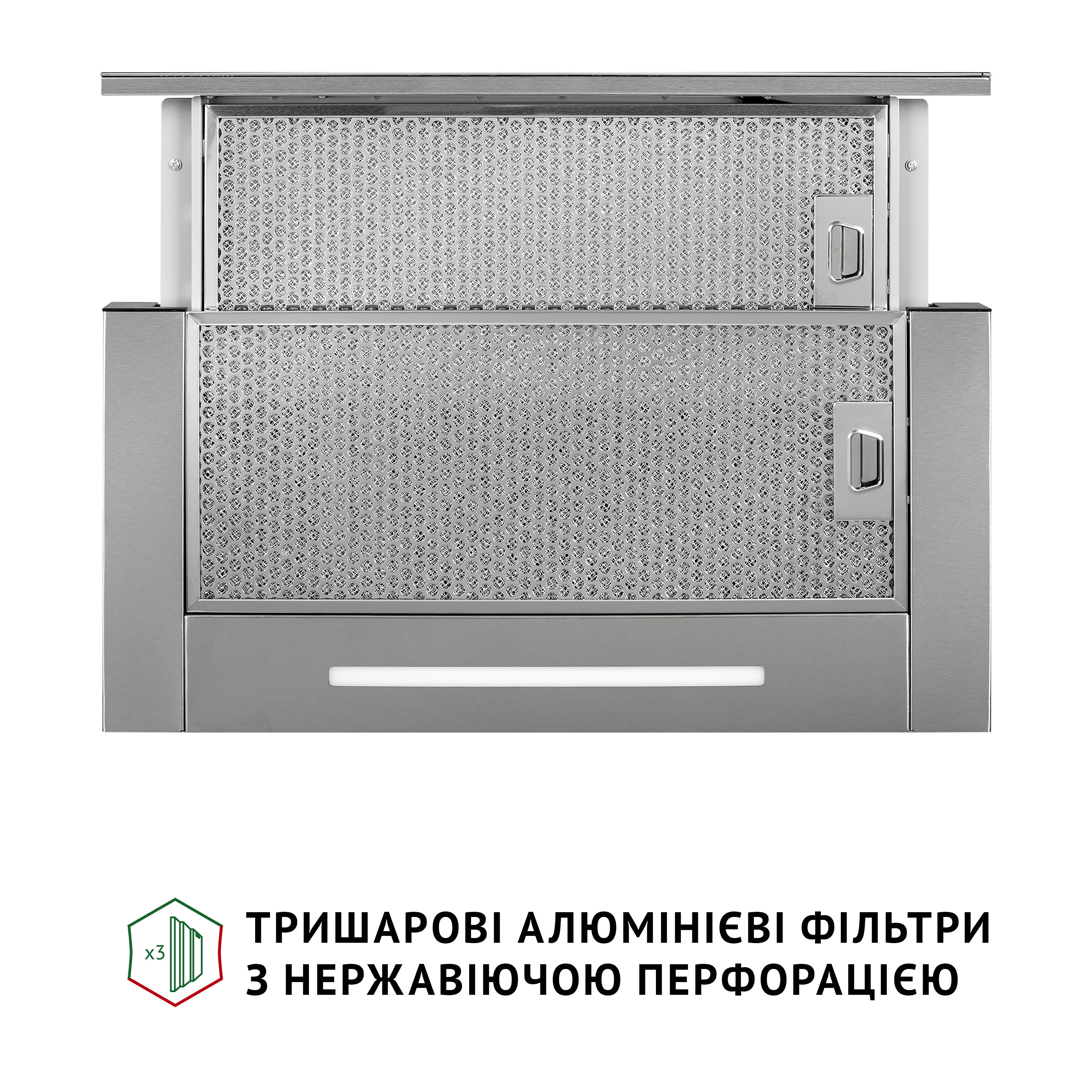 Витяжка телескопічна PERFELLI ISEO 6PWX INOX - фото 10