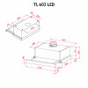 Витяжка телескопічна PERFELLI TL 602 WH LED (Італія)- № 12