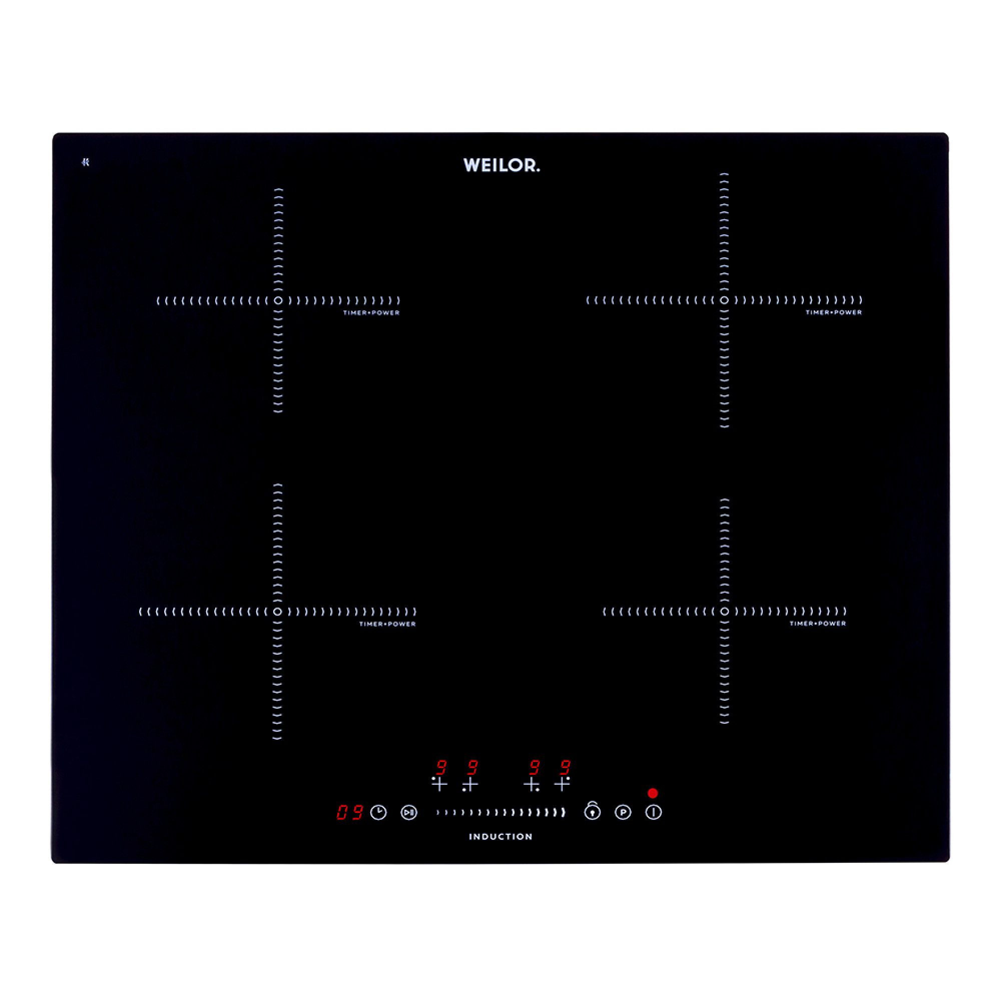 Поверхня індукційна WEILOR WIS 640 BLACK - фото 3
