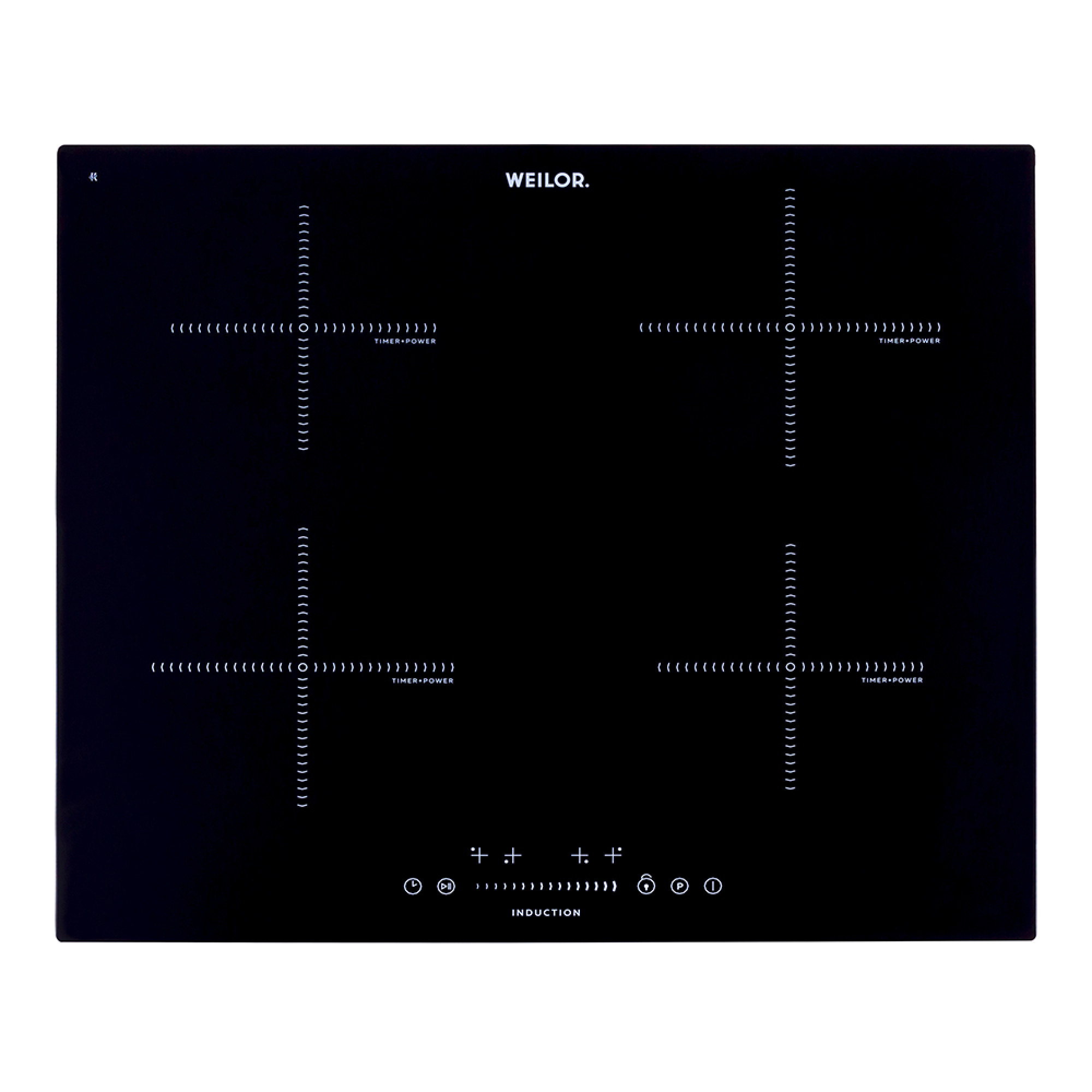 Поверхня індукційна WEILOR WIS 640 BLACK (Колір Чорний), Атикул 5902767902502 |  купить на AQUILA.UA - фото 1