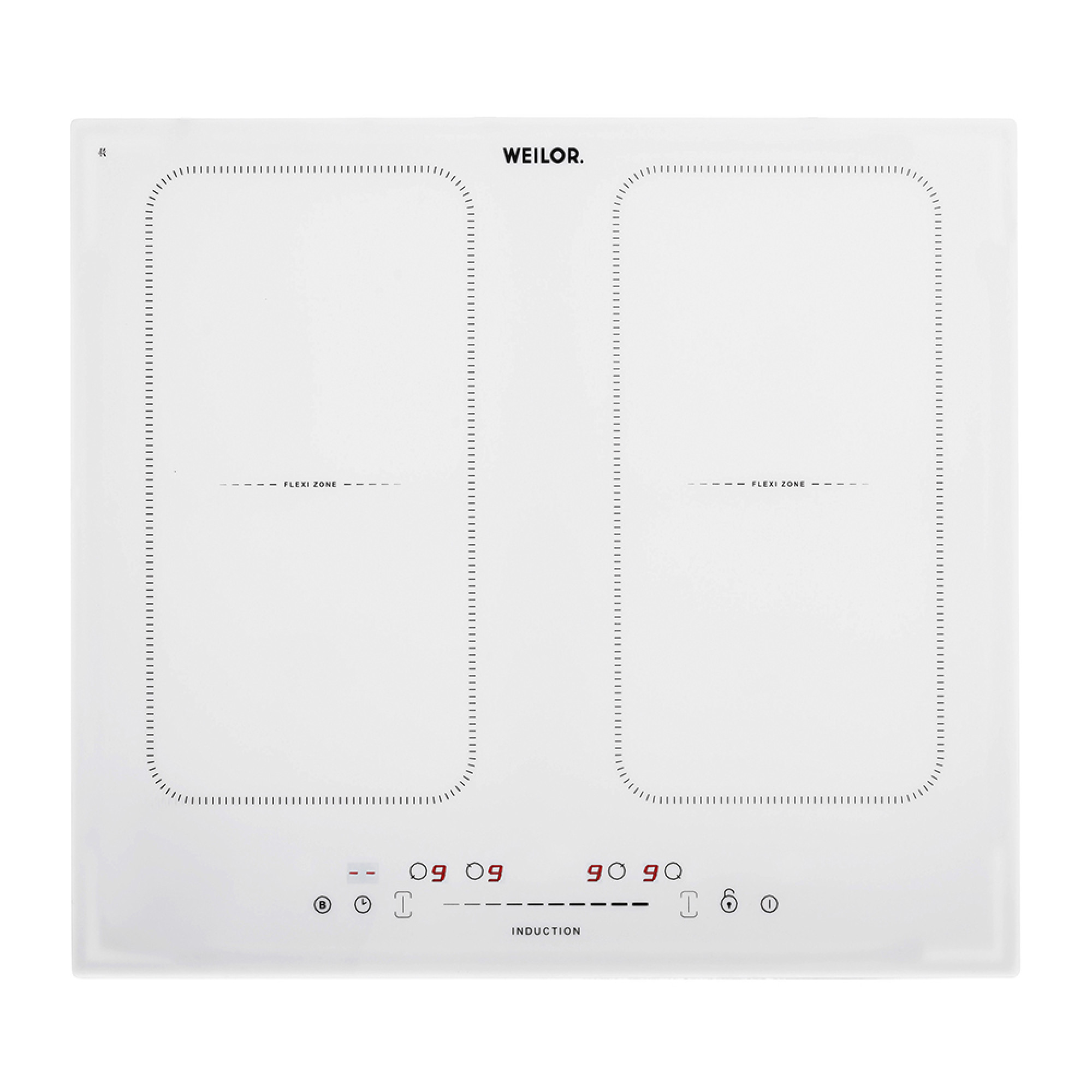 Поверхня індукційна WEILOR WIS 690 WHITE - фото 2