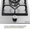 Поверхня газова Domino на металі WEILOR GM W 314 SS (Німеччина)- № 3