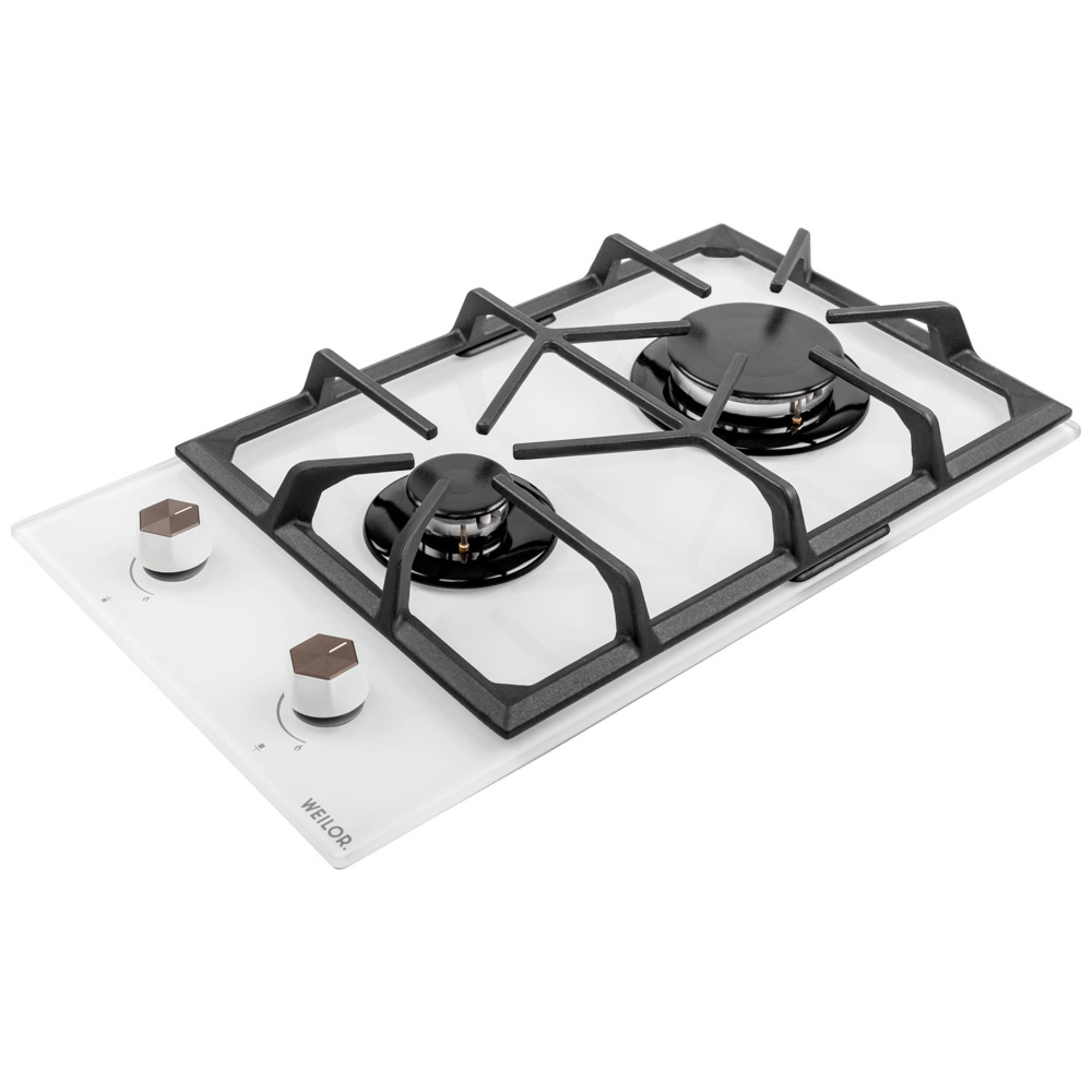 Поверхность газовая Domino на стекле WEILOR GG 304 WH - фото 3