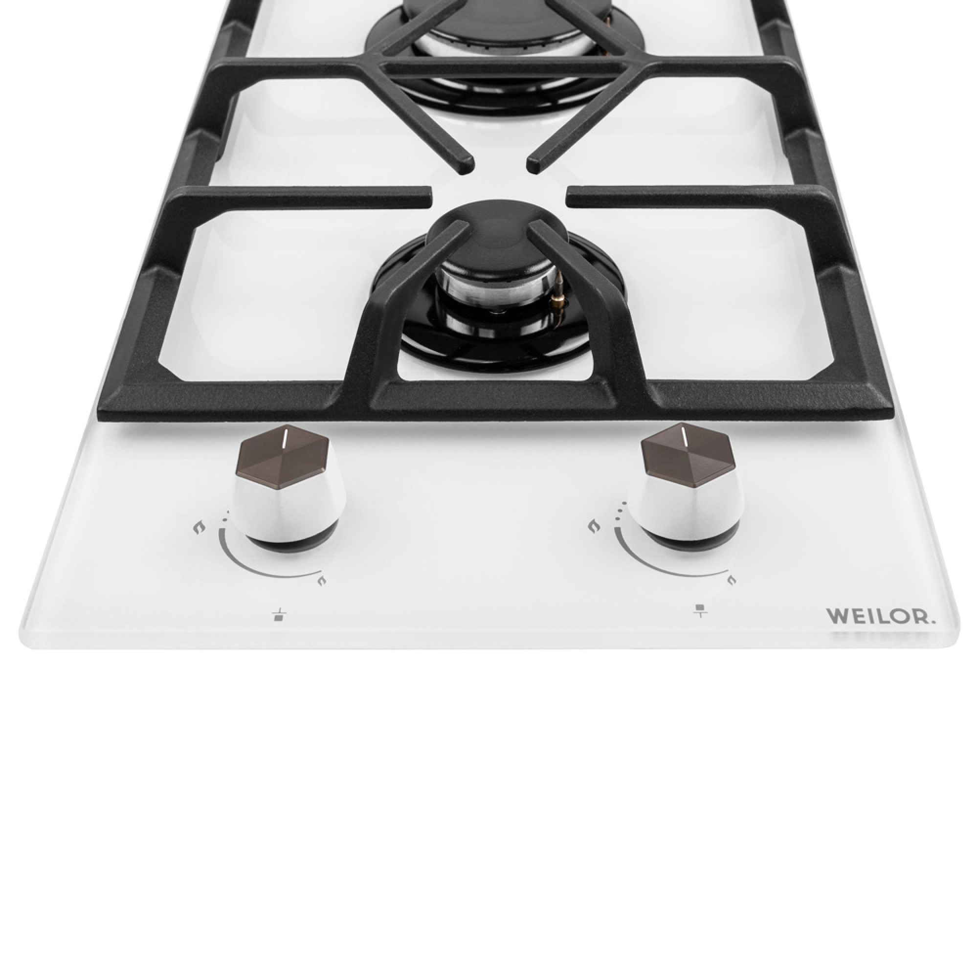 Поверхность газовая Domino на стекле WEILOR GG 304 WH - фото 5