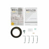 Поверхность газовая Domino на стекле WEILOR GG 306 WH (Германия)- № 11