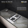 Поверхность газовая Domino на стекле WEILOR GG 306 WH (Германия)- № 4