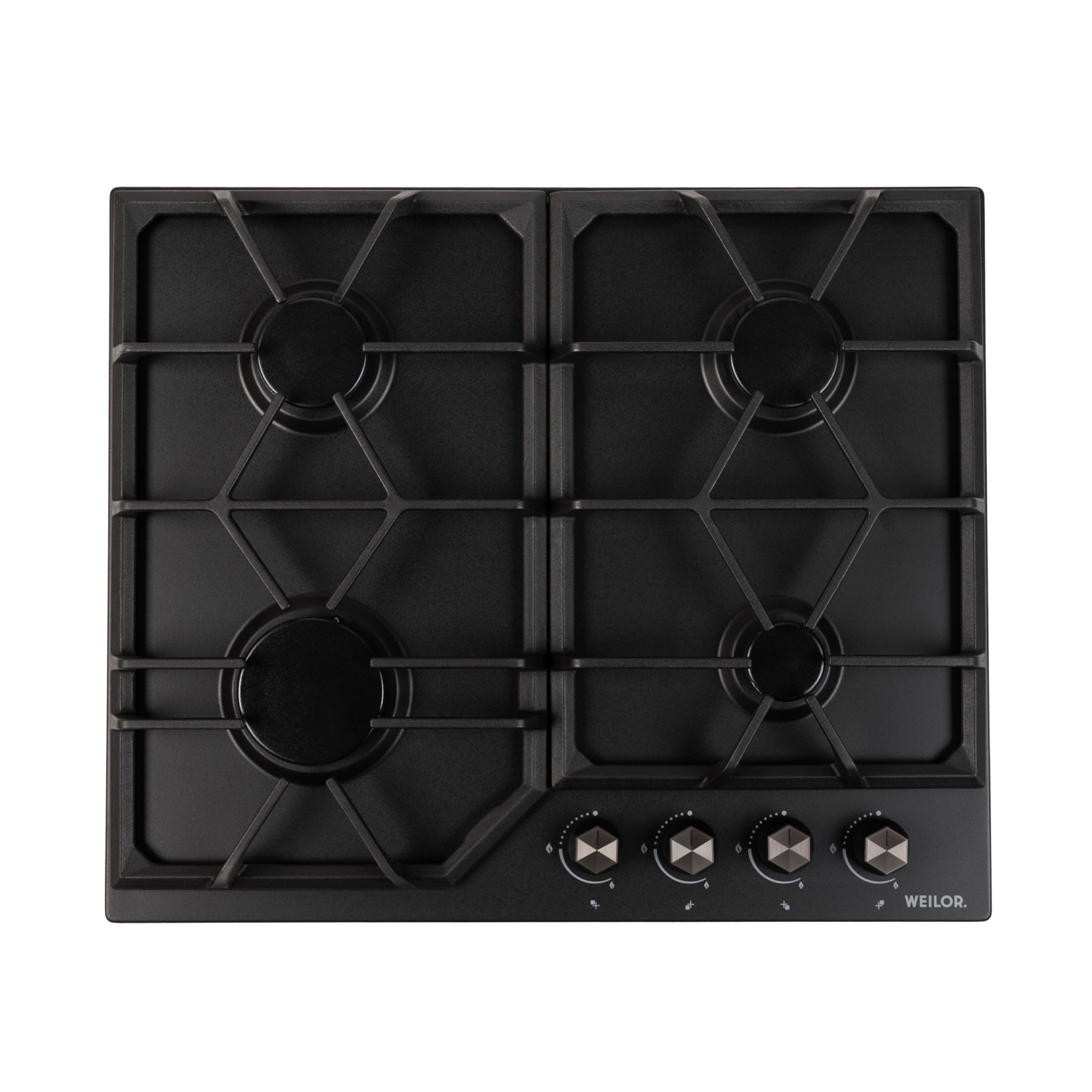 Поверхность газовая на металле WEILOR GM 604 BL (Цвет Черный), Атикул 5902767907880 |  купить на AQUILA.UA - фото 1