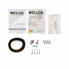 Поверхность газовая на металле WEILOR GM 604 WH (Цвет Белый) - № 11 Поверхность газовая на металле WEILOR GM 604 WH (Германия)- № 11