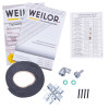 Поверхня газова на металі WEILOR GM 624 WH (Німеччина)- № 11