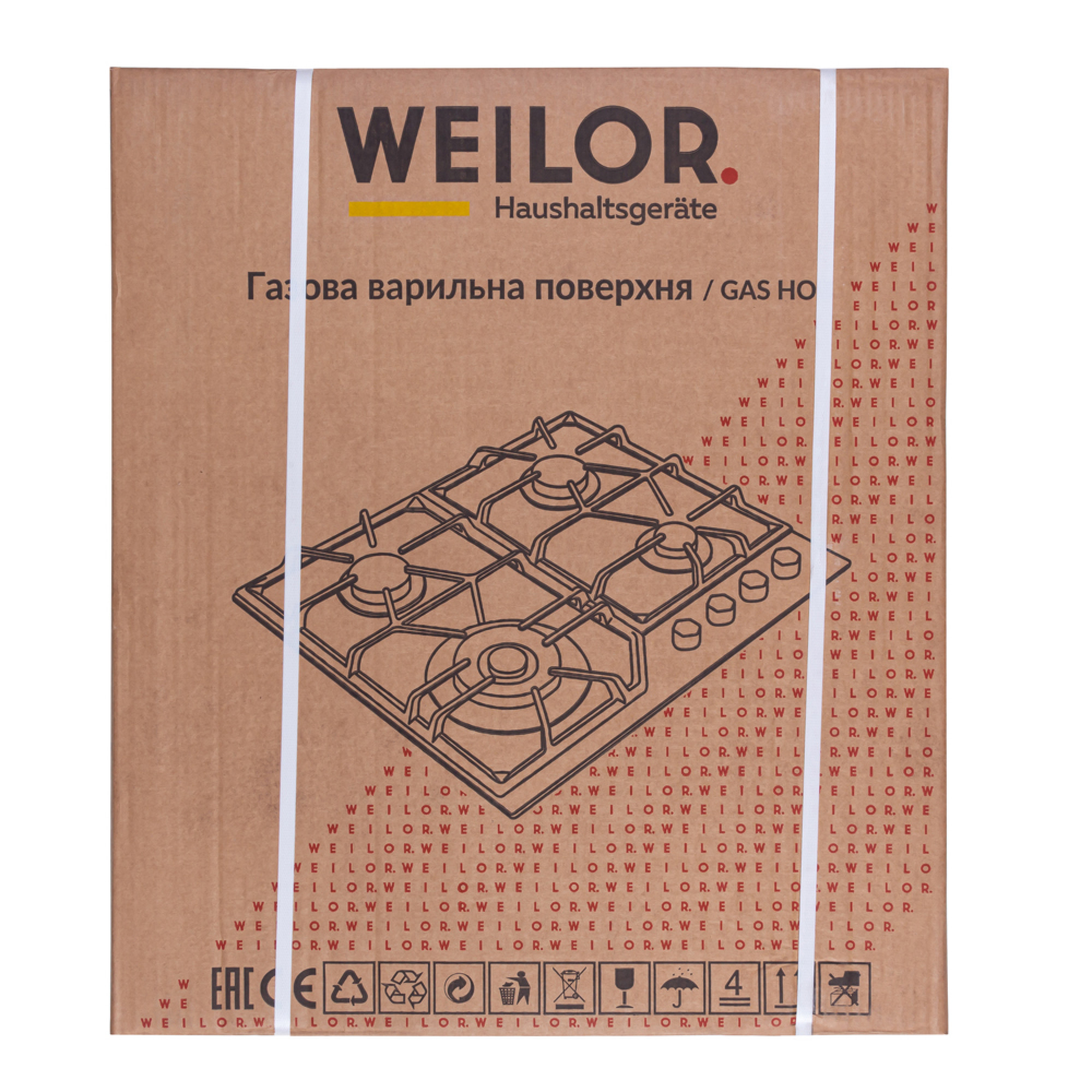 Поверхность газовая на металле WEILOR GM W 604 BL - фото 13
