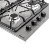 Поверхность газовая на металле WEILOR GM W 634 SS (Цвет Нержавеющая сталь) - № 5 Поверхность газовая на металле WEILOR GM W 634 SS (Германия)- № 5