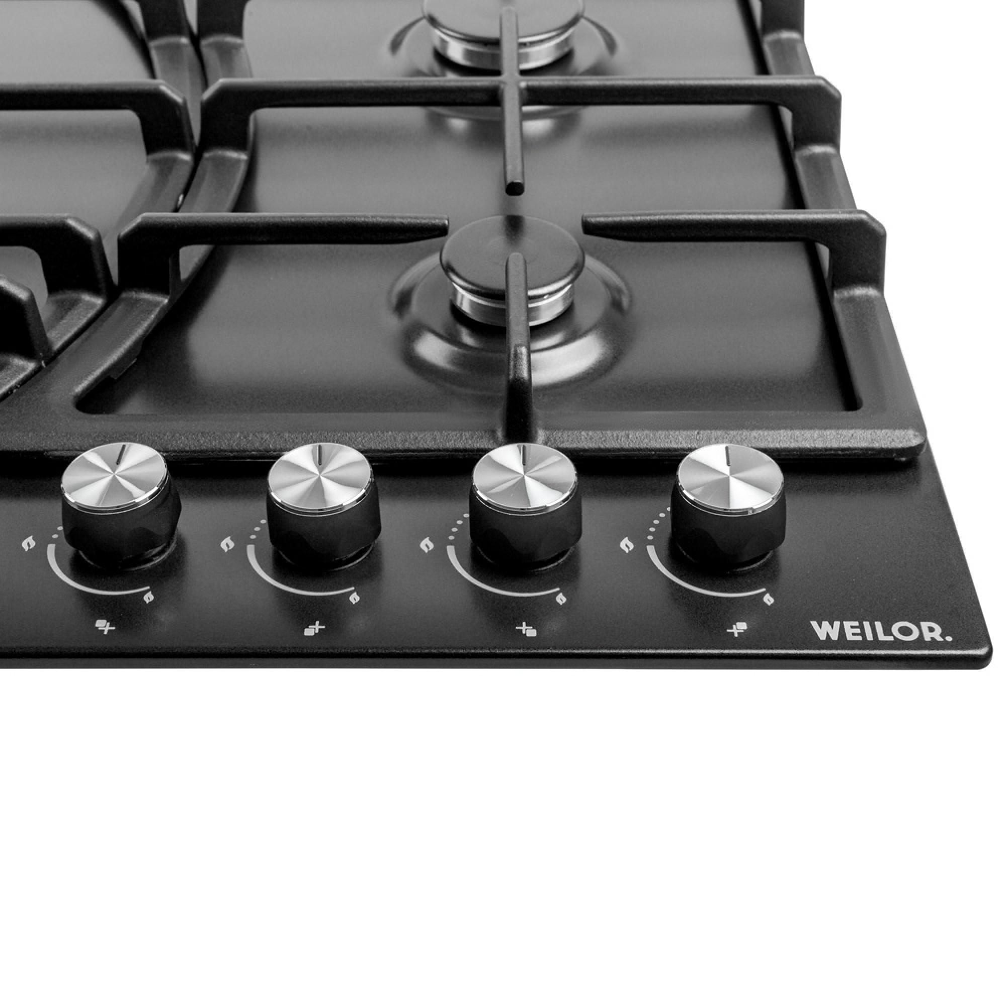Поверхность газовая на металле WEILOR GM W 644 BL (Цвет Черный) - фото 5 Поверхность газовая на металле WEILOR GM W 644 BL - фото 5