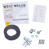 Поверхность газовая на металле WEILOR GM W 714 BL (Цвет Черный) - № 12 Поверхность газовая на металле WEILOR GM W 714 BL (Германия)- № 12