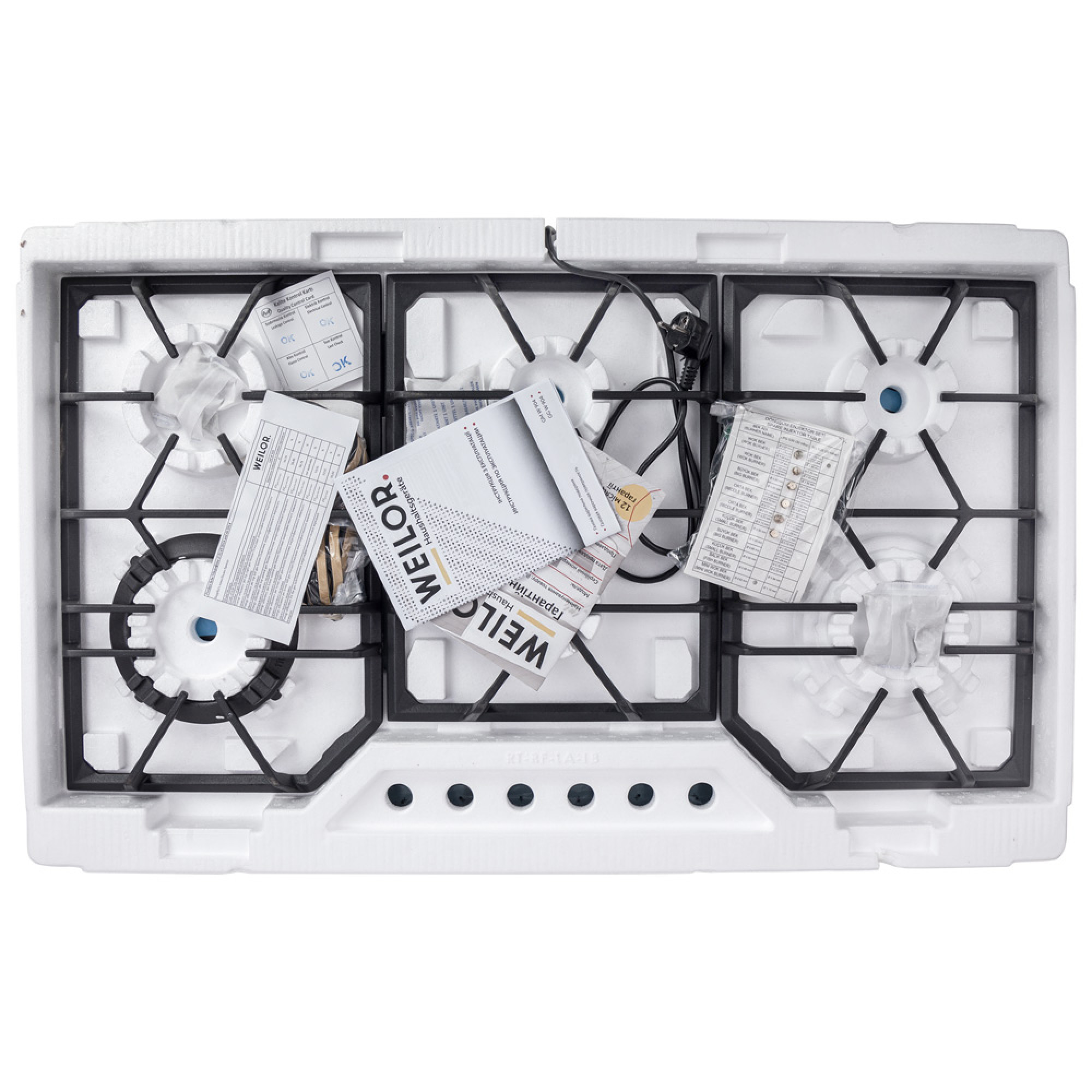 Газовая поверхность на металле WEILOR GM W 904 SS - фото 12