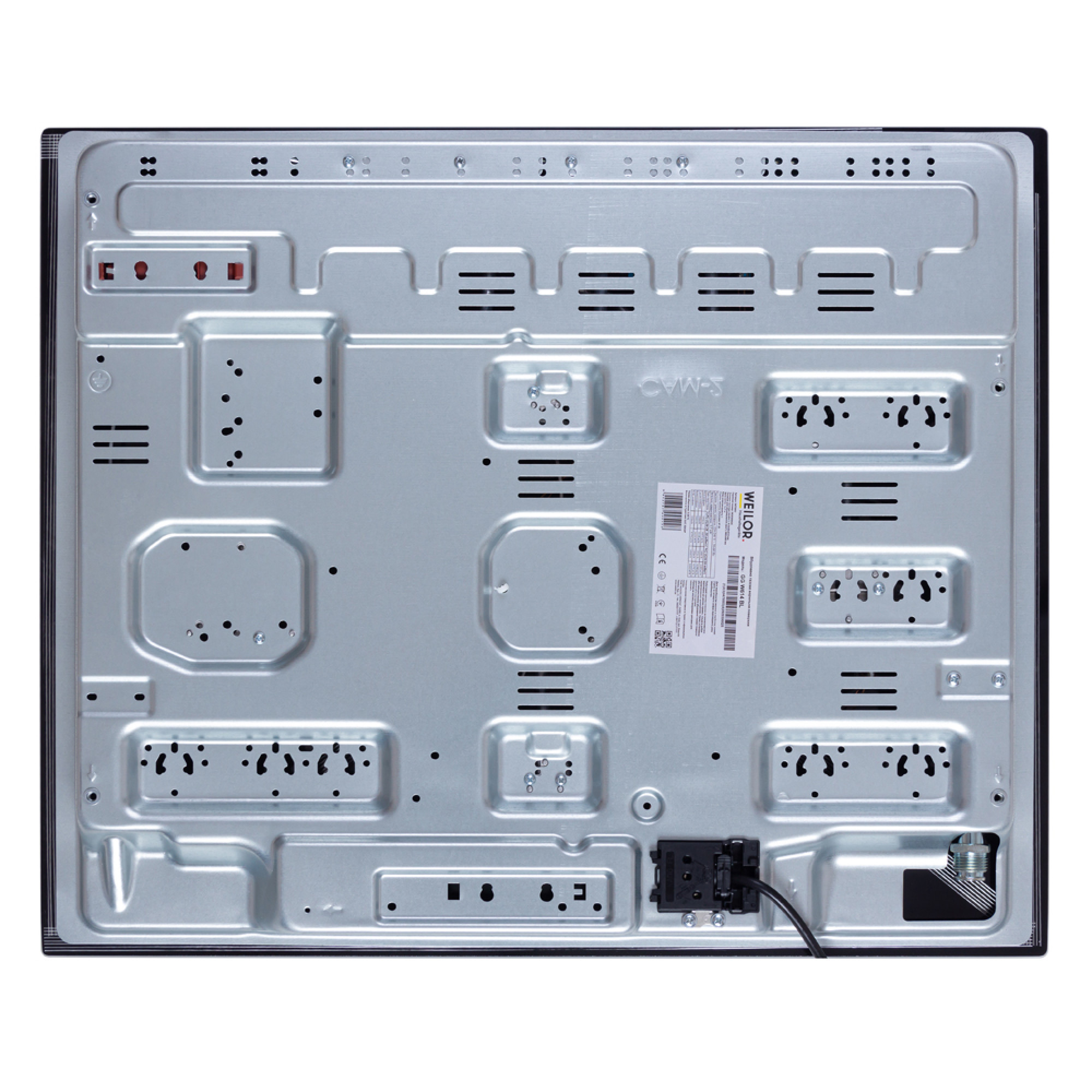 Поверхность газовая на стекле WEILOR GG W 614 BL (Цвет Черный) - фото 10 Поверхность газовая на стекле WEILOR GG W 614 BL - фото 10