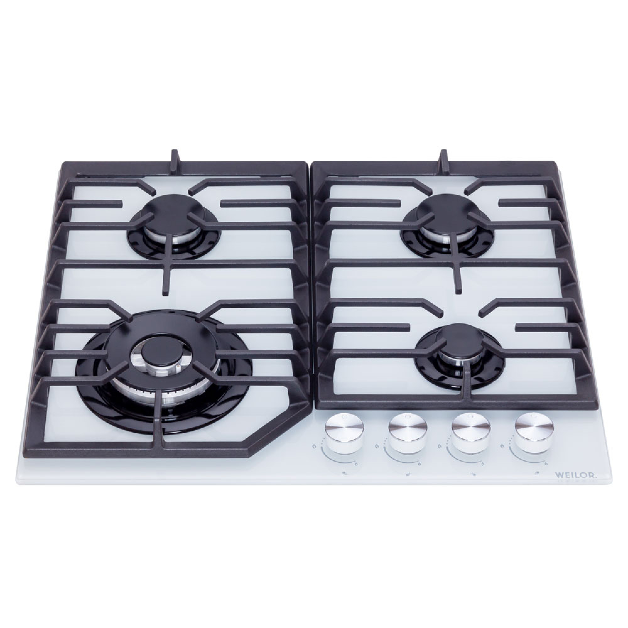 Поверхность газовая на стекле WEILOR GG W 624 WH - фото 2