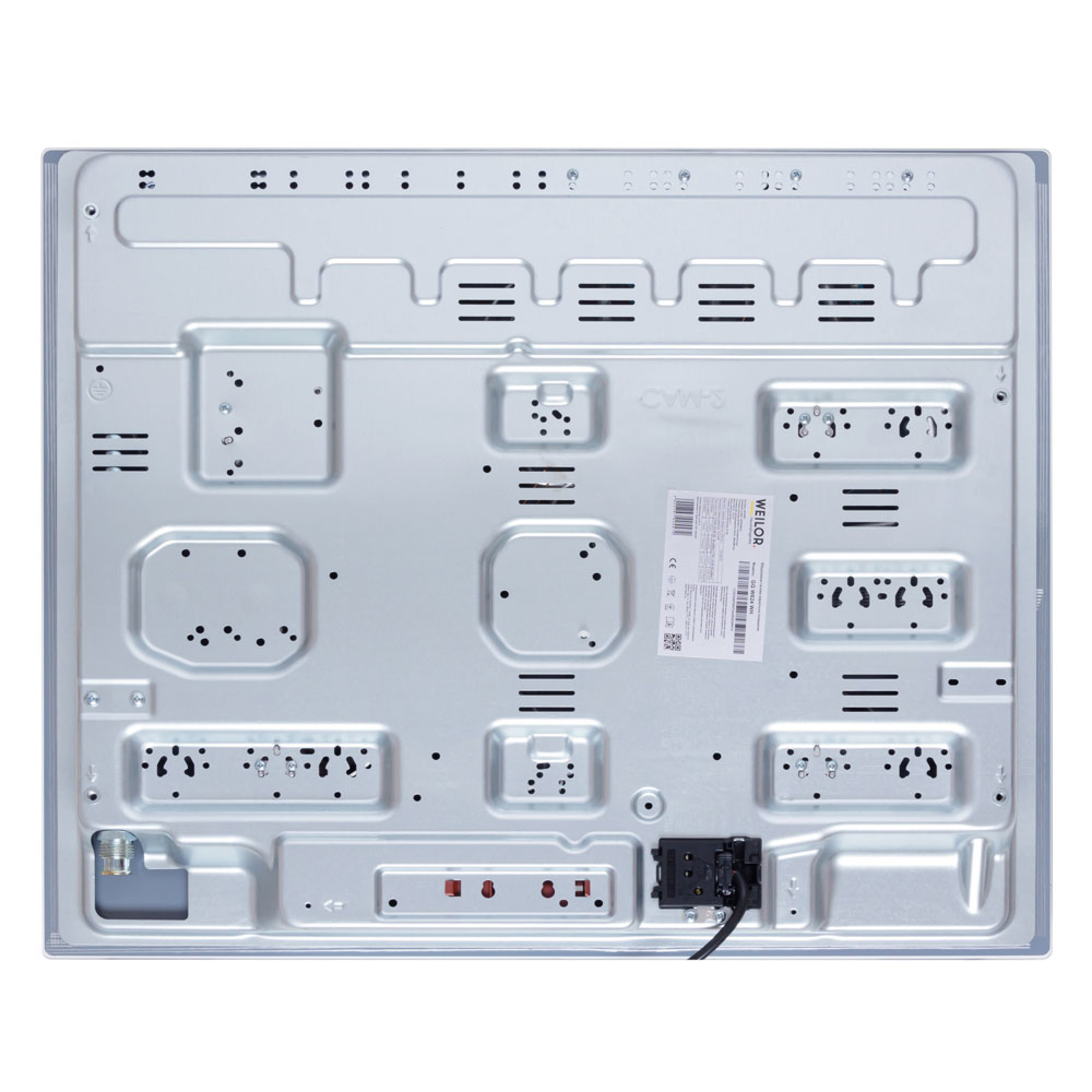 Поверхность газовая на стекле WEILOR GG W 624 WH - фото 10