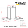 Декоративная вытяжка со стеклом WEILOR PGS 9230 IG 1000 LED Strip (Германия)- № 9