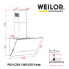 Вытяжка декоративная наклонная WEILOR PDS 6230 BL 1000 LED Strip (Цвет Черный) - № 10 Вытяжка декоративная наклонная WEILOR PDS 6230 BL 1000 LED Strip (Германия)- № 10