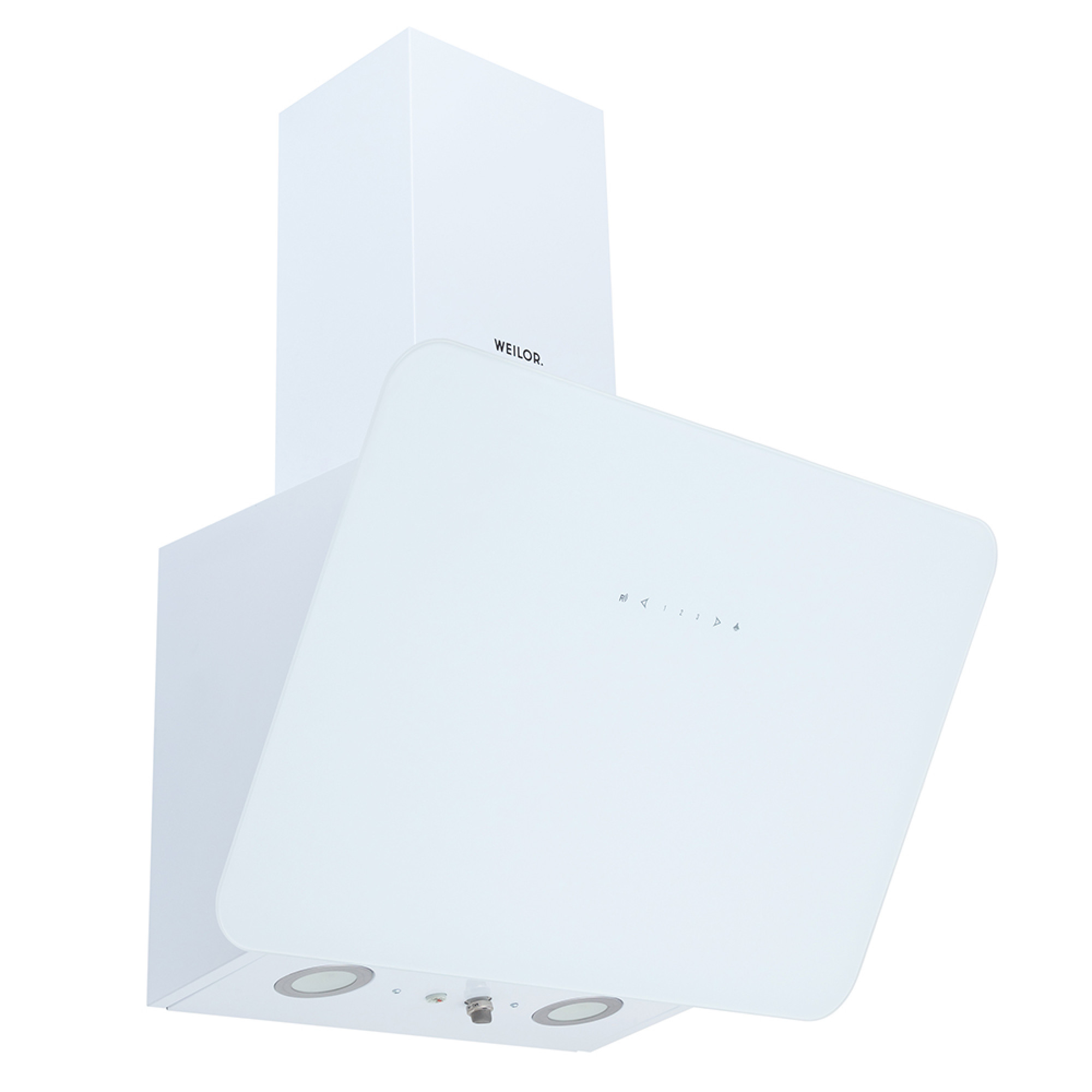 Вытяжка декоративная наклонная WEILOR WDS 62301 R WH 1000 LED - фото 2