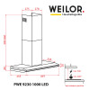 Вытяжка декоративная Т-образная WEILOR PWE 9230 SS 1000 LED (Германия)- № 10