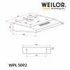 Вытяжка плоская WEILOR WPL 5092 I (Германия)- № 9