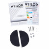 Витяжка повновбудована WEILOR PBSR 52651 GLASS WH 1300 LED Strip (Німеччина)- № 12