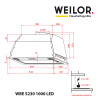Вытяжка полновстраиваемая WEILOR WBE 5230 BL 1000 LED (Германия)- № 9