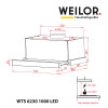 Вытяжка телескопическая WEILOR WTS 6230 BL 1000 LED Strip (Германия)- № 10