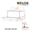 Вытяжка телескопическая WEILOR WTS 6280 BL 1200 LED Strip (Германия)- № 10