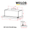 Вытяжка телескопическая WEILOR WT 6130 I 750 LED Strip (Германия)- № 10