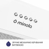 Витяжка повновбудована Minola HBI 5722 WH 1200 LED (Польща)- № 