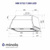 Витяжка повновбудована Minola HBI 5722 WH 1200 LED (Польща)- № 