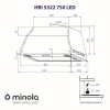 Вытяжка полновстраиваемая Minola HBI 5322 I 750 LED - № 