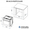 Духовка Minola OE 66134 BL RUSTIC GLASS - № 