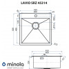 Мийка кухонна нержавіюча сталь Minola LAVIO SRZ 45314 - № 