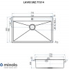 Мийка кухонна нержавіюча сталь Minola LAVIO SRZ 77314 - № 