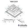 Поверхня газова на металі Minola MGM 61024 BL - № 