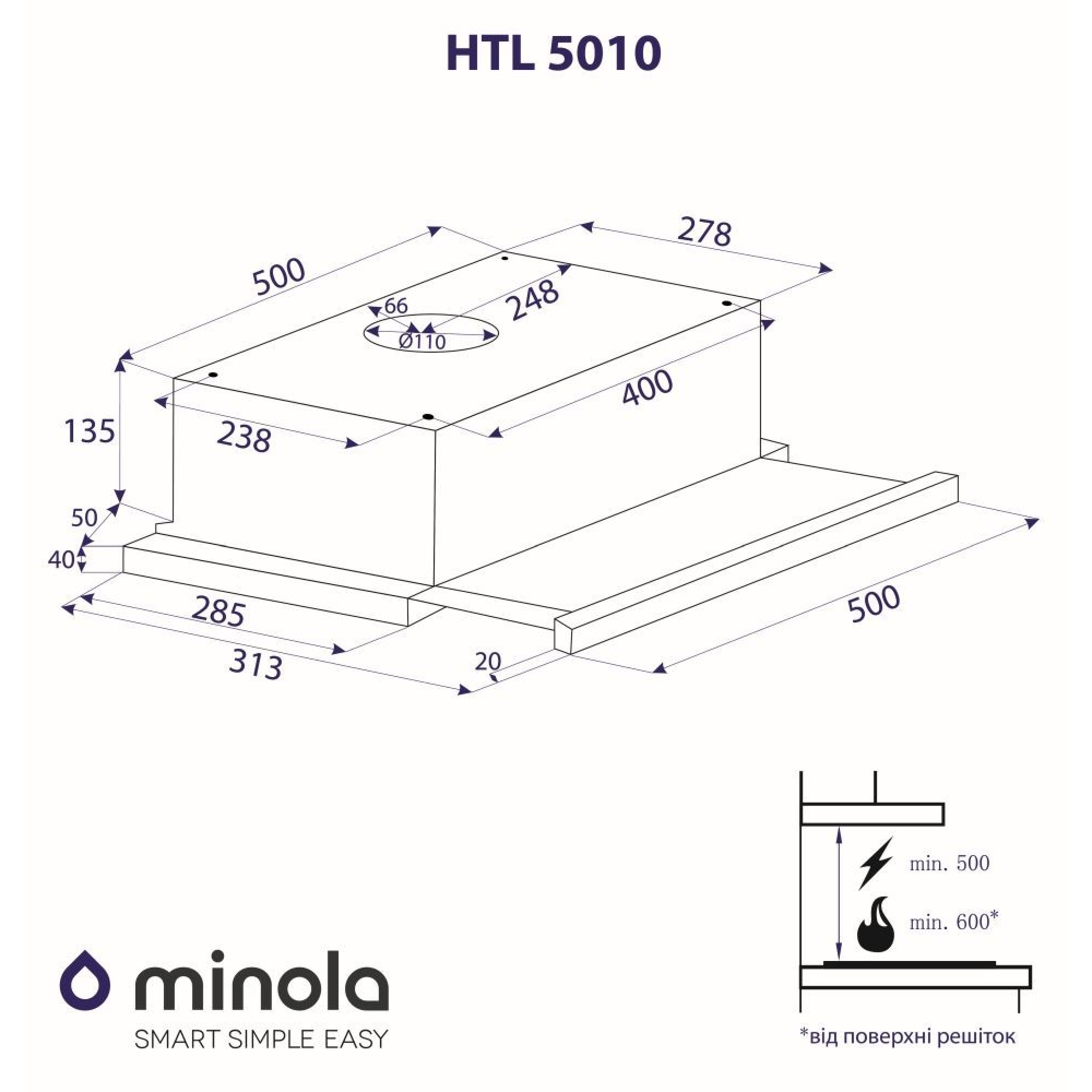 MINOLA HTL 5010 FULL INOX 430 - фото 7