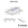 Газовая поверхность на металле Minola MGM 31436 BL - № 