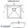 Мийка кухонна нержавіюча сталь Minola FINERO SRZ 45110 - № 